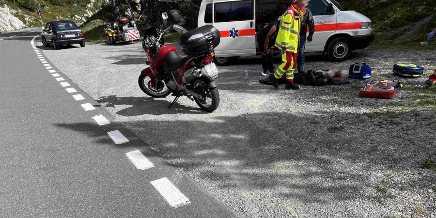 Motorradfahrer verletzt