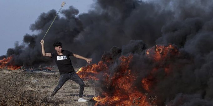 Gaza-Grenze - Israel greift nach Unruhen Hamas-Posten an