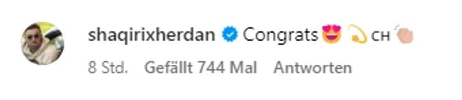 Xherdan Shaqiri kommentiert einen Beitrag der Berner.