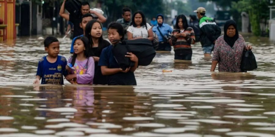 Indonesien Überschwemmung