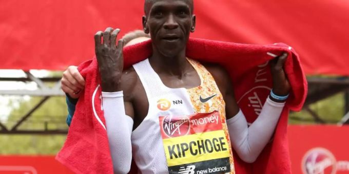 Eliud Kipchoge hält den Marathon-Weltrekord. Eliud Kipchoge