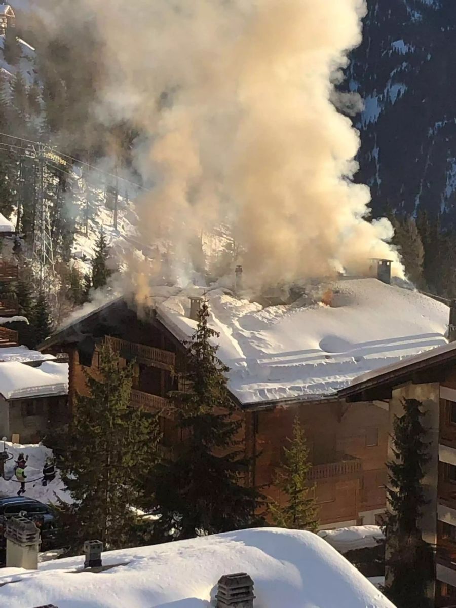 Die Feuerwehr löschte den Brand.