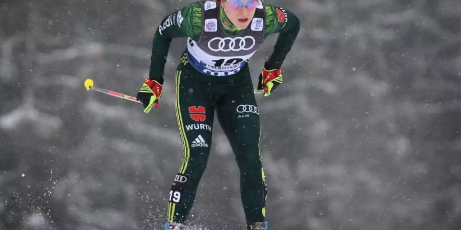 Katharina Hennig landete am Holmenkollen als beste Deutsche auf Rang acht. Foto: Karl-Josef Hildenbrand