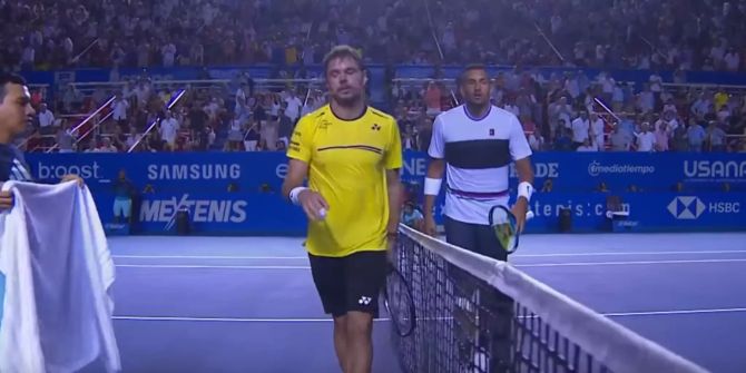 Stan Wawrinka beim Handschlag