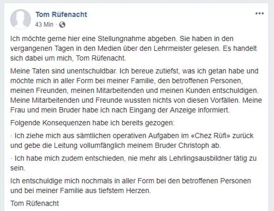 Chez Rüfi AG