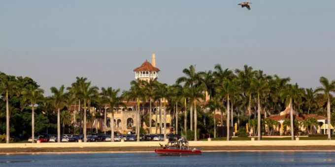 Trumps Feriendomizil Mar-a-Lago in Florida. Hier leben die Trumps von nun an. melania trump