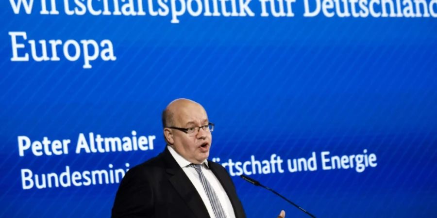 Wirtschaftsminister Altmaier