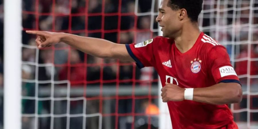 Bayern Münchens Serge Gnabry will sich sozial engagieren. Foto: Sven Hoppe