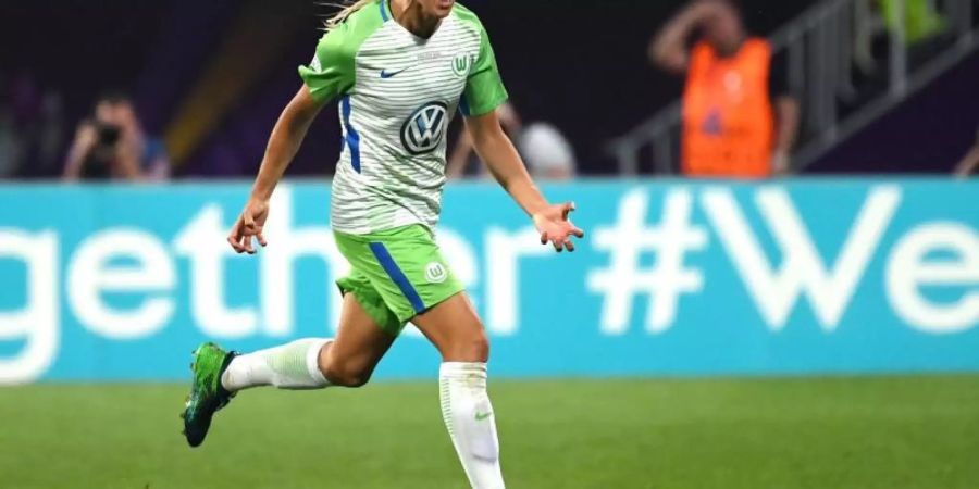 Beim 4:0-Sieg gegen FC Bayern München erzielte Pernille Harder zwei Treffer. Foto: Ina Fassbender