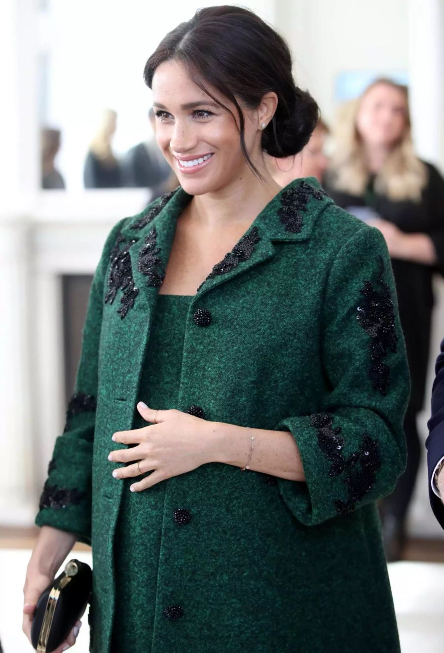 Auch dieses Outfit passt Meghan wie angegossen. Die Herzogin besucht das Canada House in London für eine Jugendveranstaltung anlässlich des kommenden Commonwealth Day.