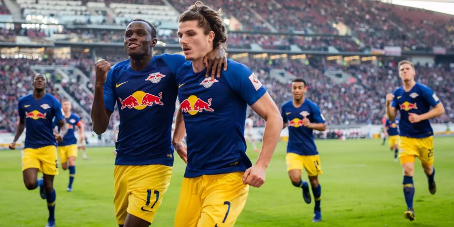 RB Leipzig jubelt