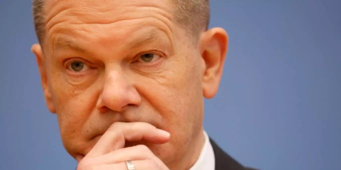 Bundeskanzler Scholz. Bundeskanzler Scholz.