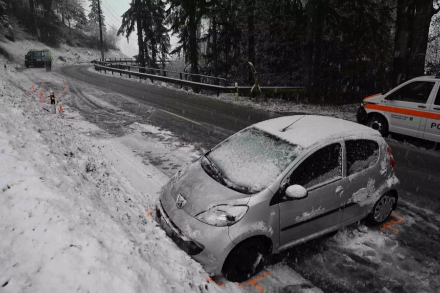 In Mogelsberg verlor eine 54-Jährige die Kontrolle über ihr Auto.