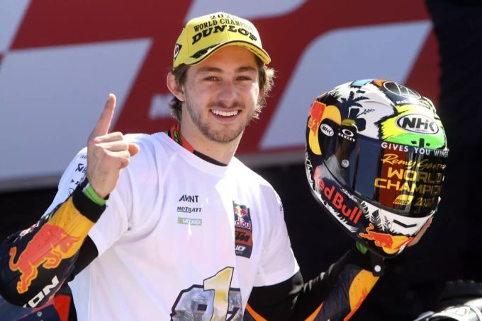 Remy Gardner wird Weltmeister in der Moto2. Moto2
