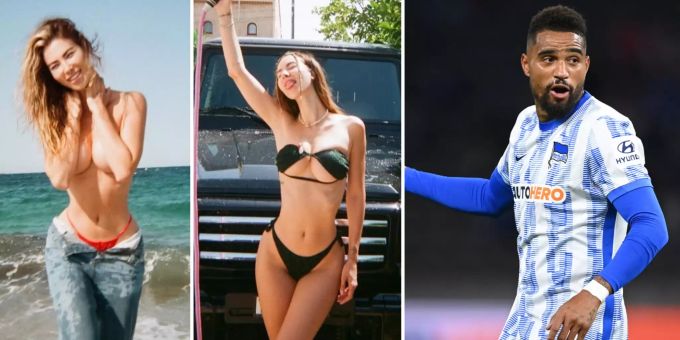Küsse & Rosenblüten - Hertha-Star Boateng liebt dieses Bikini-Model