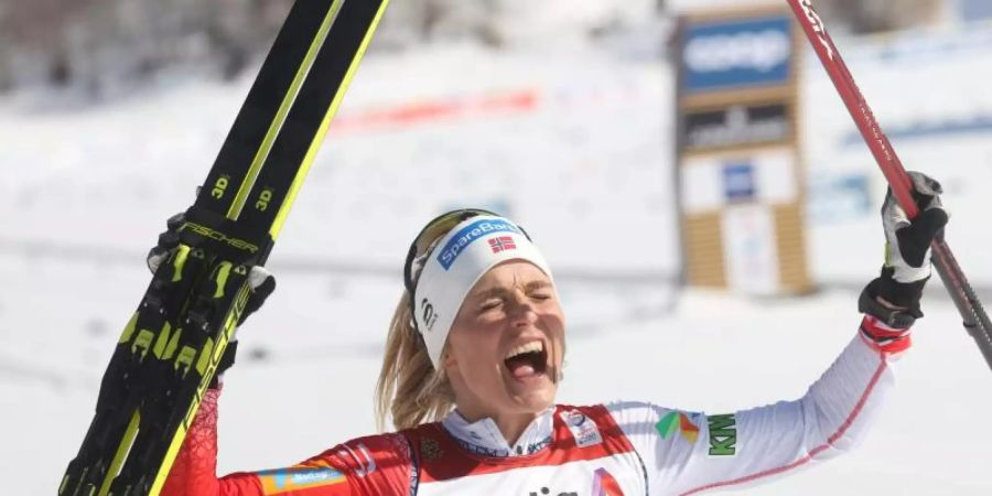 Wird voraussichtlich nicht an der Tour de Ski teilnehmen: Therese Johaug. Foto: Karl-Josef Hildenbrand/dpa