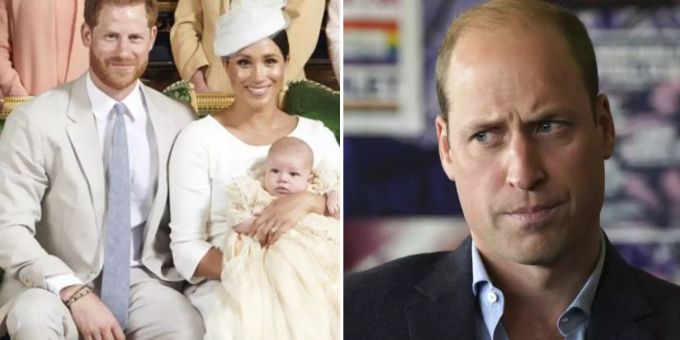 Prinz William will Meghan und Harry (hier mit Archie) nicht in England sehen. prinz william