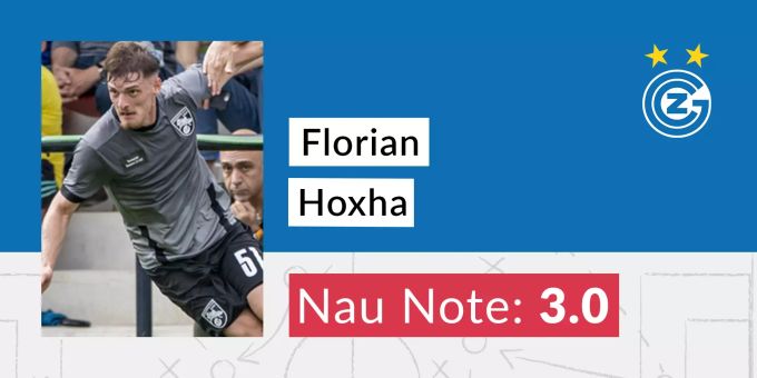 Die Nau.ch-Note für Florian Hoxha von GC. GC FC Basel