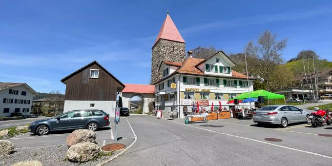 Das Dorfzentrum in Rothenthurm. Das Dorfzentrum in Rothenthurm.