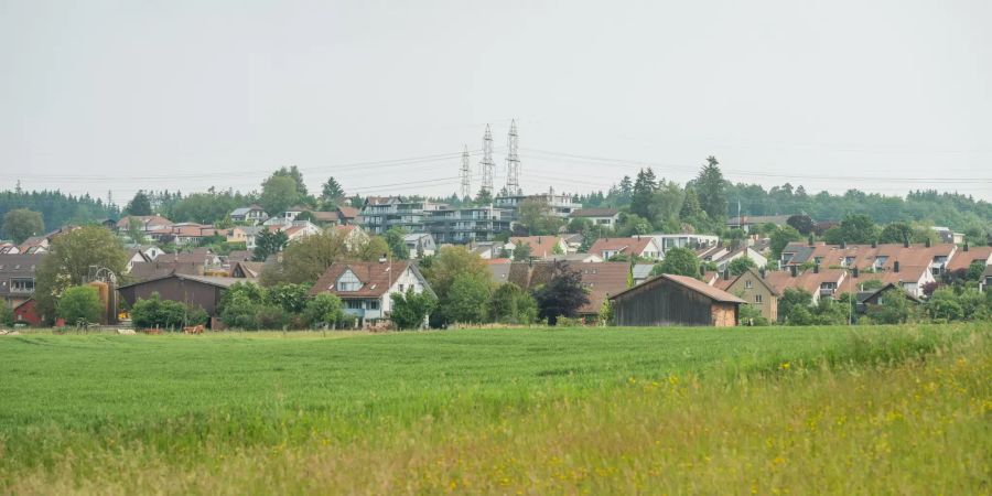 Blick auf die Gemeinde Lindau (ZH).