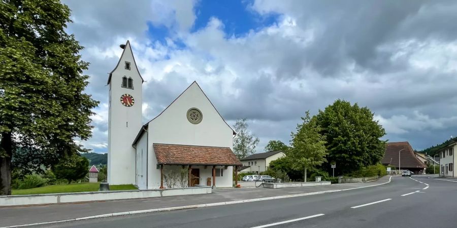 Die Kirche der Gemeinde Brittnau.