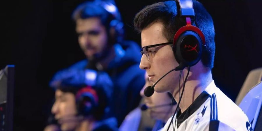 NRG um Garrett «GarrettG» Gordon qualifizierte sich für das erste Offline-Turnier in Rocket League seit zwei Jahren. (Archivbild). Foto: Psyonix/dpa