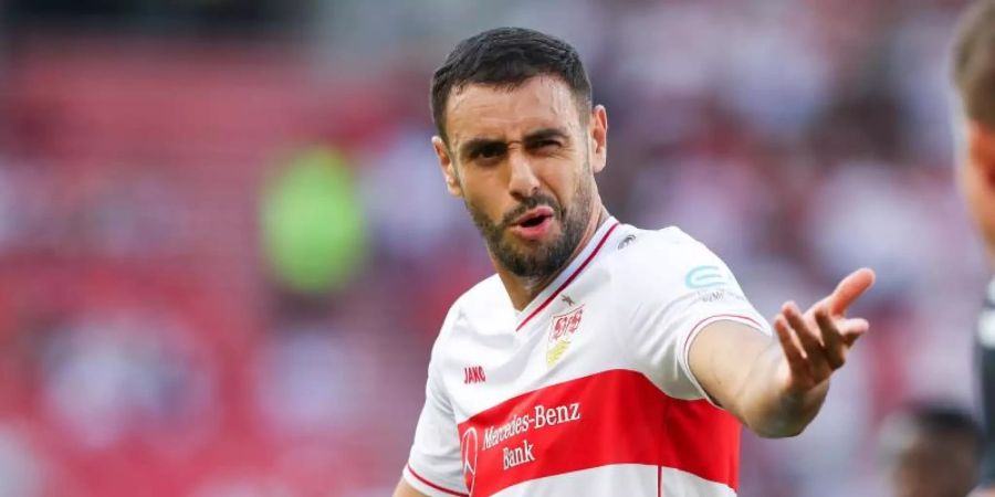Hat beim VfB Stuttgart verlängert: Hamadi Al Ghaddioui. Foto: Tom Weller/dpa