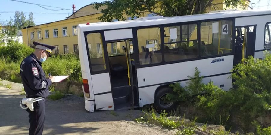 Unfall Tote Russland Bus