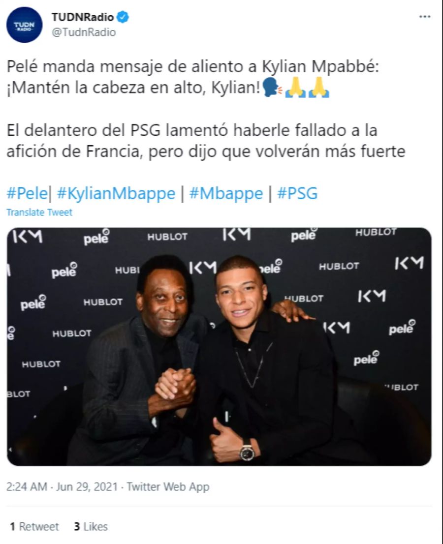 Kylian Mbappé Pelé