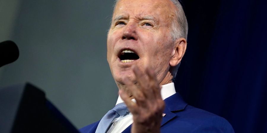 «Seien Sie darauf vorbereitet, dass wir zum Schutz unseres Volkes kraftvoll handeln werden», sagt US-Präsident Joe Biden.