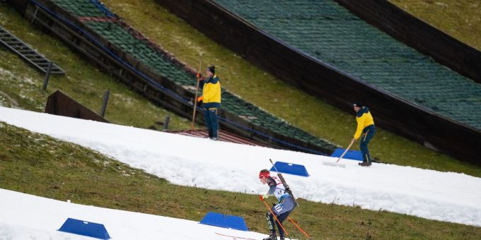 Der Klimawandel macht sich im Wintersport besonders bemerkbar. Der Klimawandel macht sich im Wintersport besonders bemerkbar.
