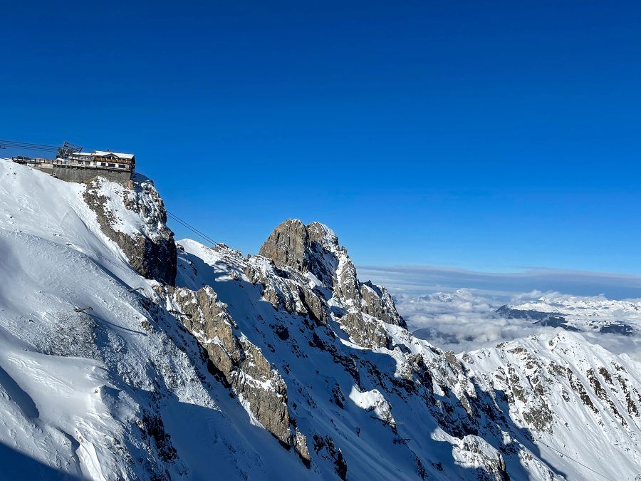 Saulire Skigebiet Méribel Courchevel