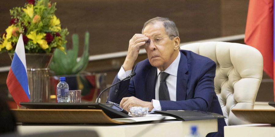 Minister of Foreign Affairs of the Russian Federation SergeI Lavrov in South Africa