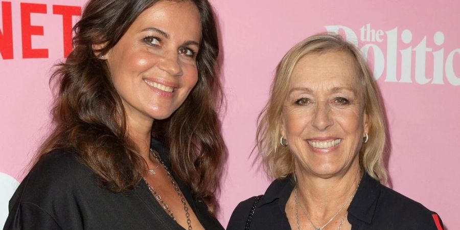 Julia Lemigova (li.) und Martina Navratilova bei einer Premierenfeier 2019.