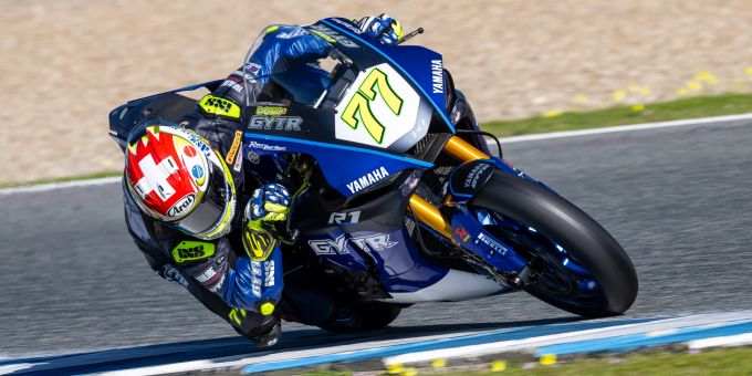Neunter bei Test - Starke Leistung von Aegerter beim Superbike-Einstand