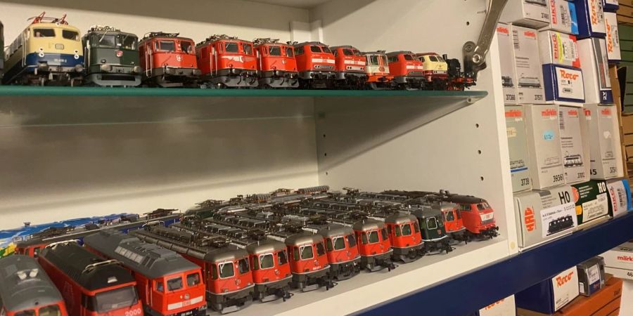 Ein Teil der Modelleisenbahn-Sammlung von Nau.ch-Leser Peter F.*