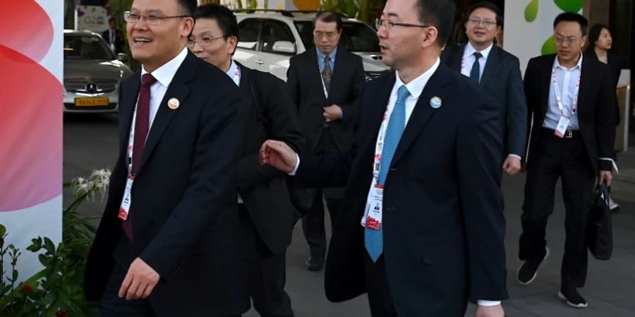 Chinesische Delegation beim G20-Treffen