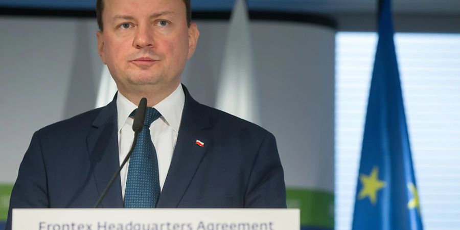 FILED - Polens Verteidigungsminister Mariusz Blaszczak zufolge gab es im vergangenen Jahr 13 742 neue Berufssoldaten. Photo: picture alliance / Jan A. Nicolas/dpa