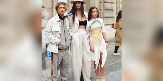 Samt Kids - Matthew McConaugheys Frau Camila besucht die Fashion Week
