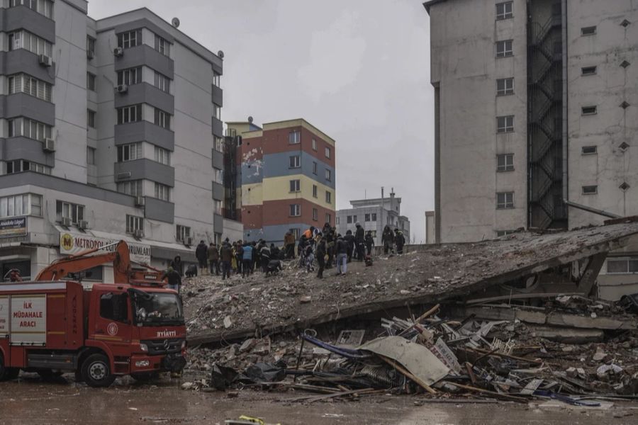 Das Erdbeben hat in der Türkei und in Syrien schwere Zerstörungen hinterlassen.