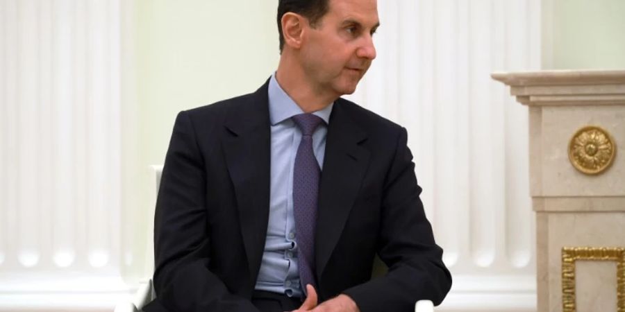 Baschar al-Assad am Mittwoch in Moskau