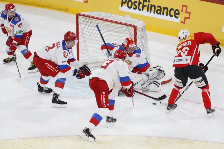 Eishockey Russland Schweiz