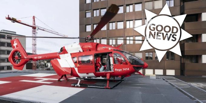 Good News - Rega kann Spitäler auch bei schlechtem Wetter anfliegen