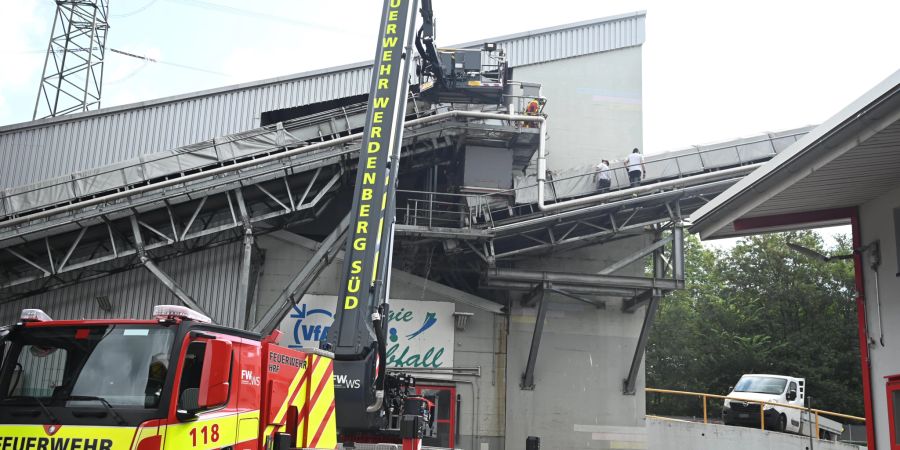 Brand in Recyclinganlage.