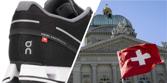 On Schweizerkreuz Bundeshaus