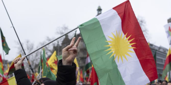 kurdische Flagge