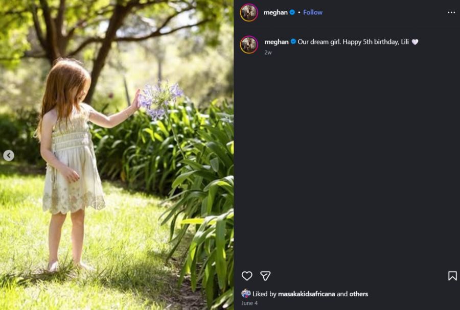 Prinzessin Lilibet Meghan Markle