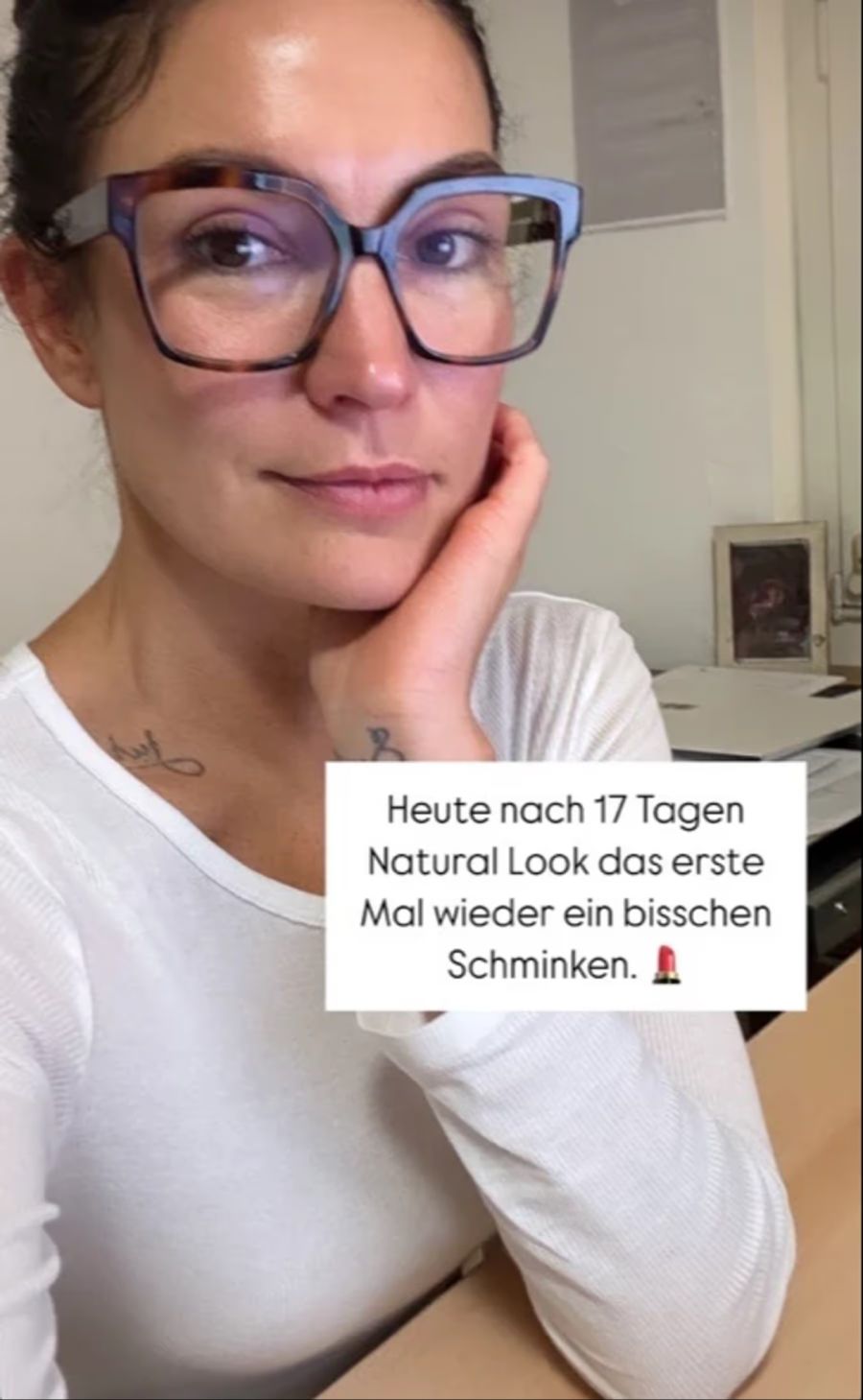 Nach über zwei Wochen verheilten die Spuren der OP langsam.