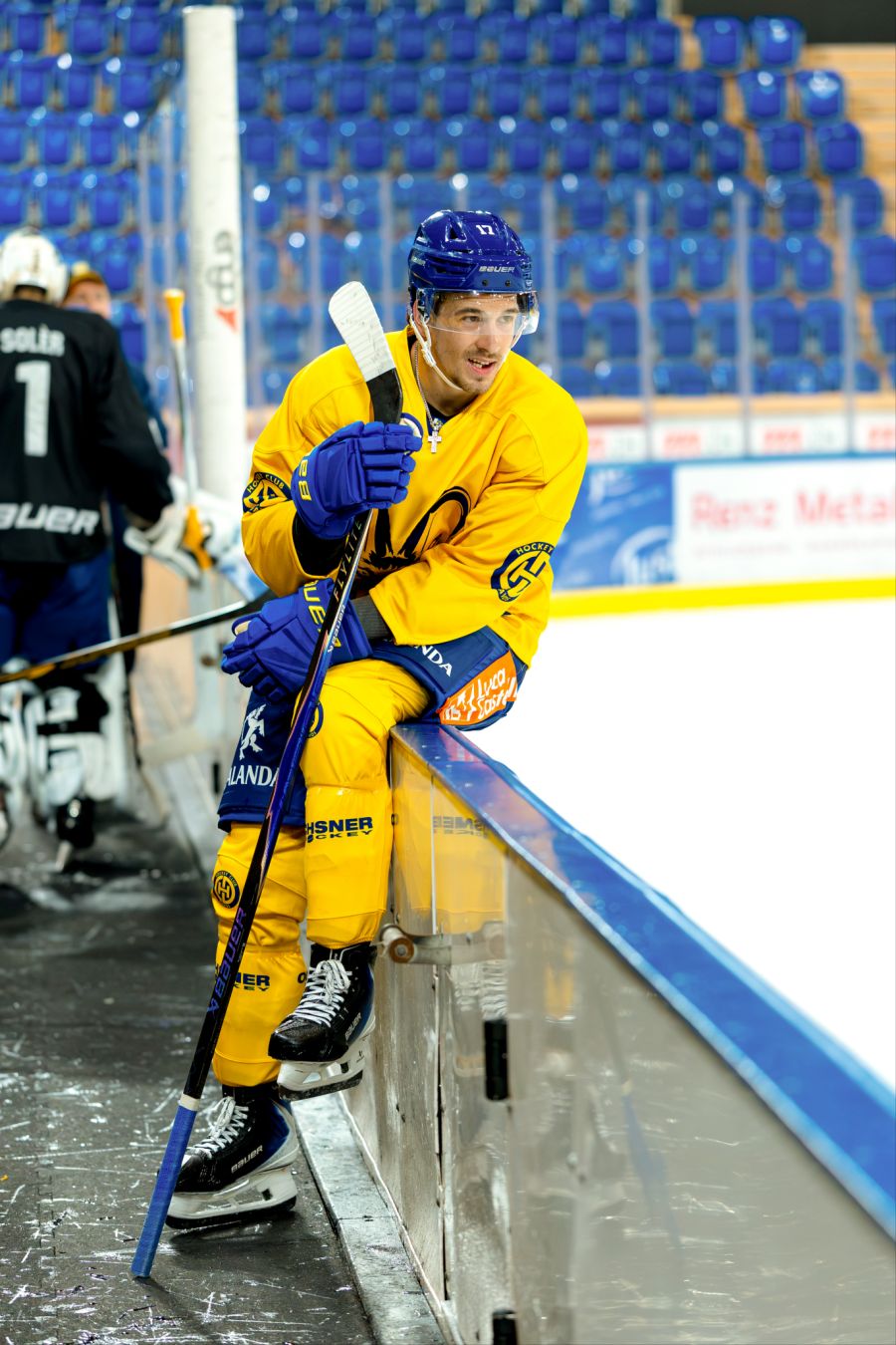 Ken Jäger beim Training.