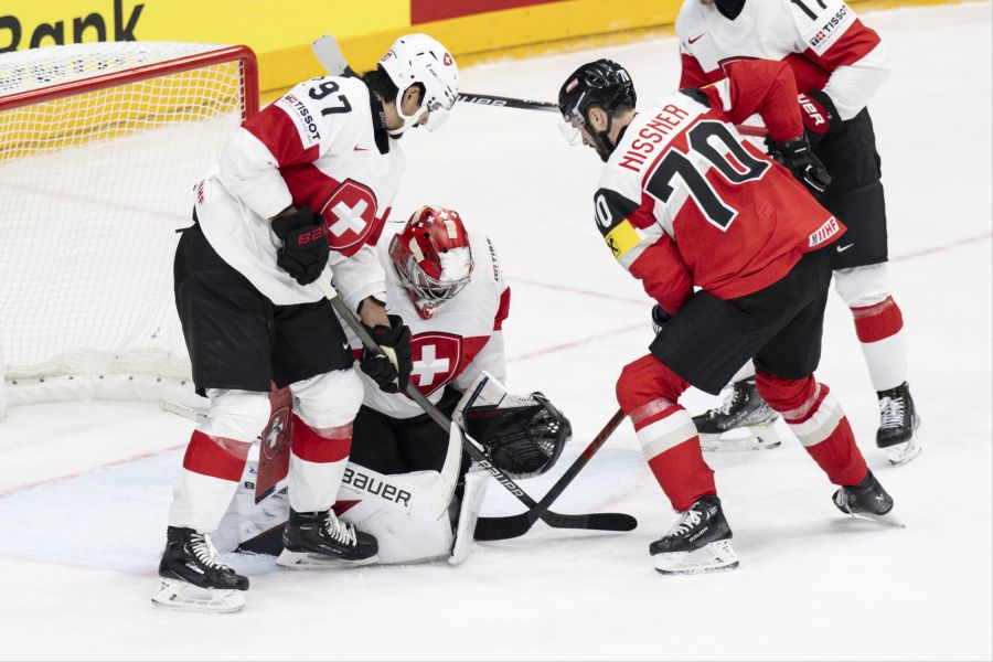 Schweiz Österreich Eishockey-WM Prag